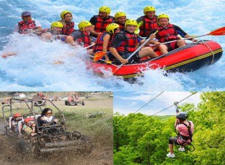 Rafting with Zıplıne And buggy In Alanya Activities 3in1